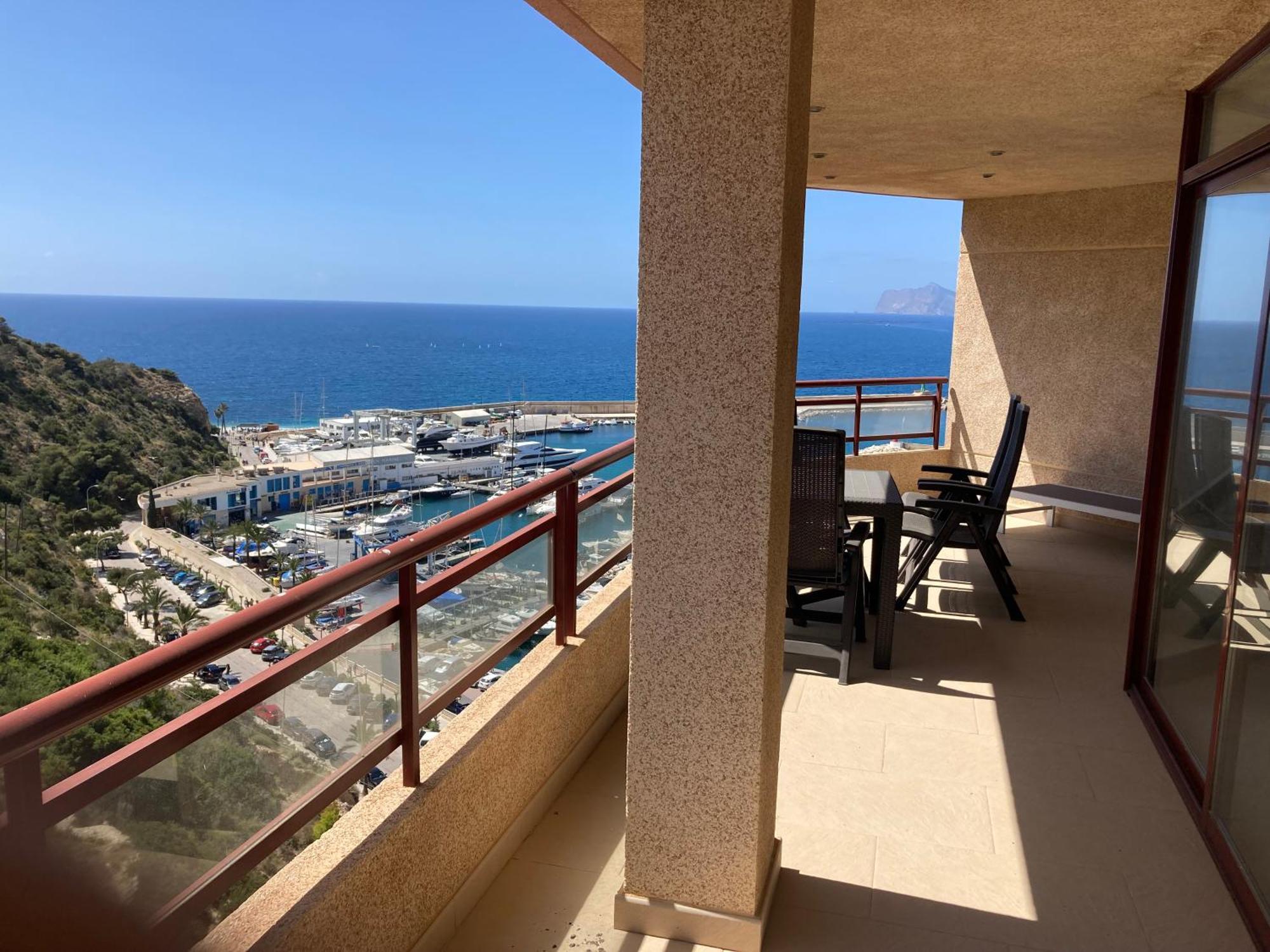 Atico Duplex Penthouse Rosa Marina Club Nautico Calpe Penon Sea View Appartement Buitenkant foto