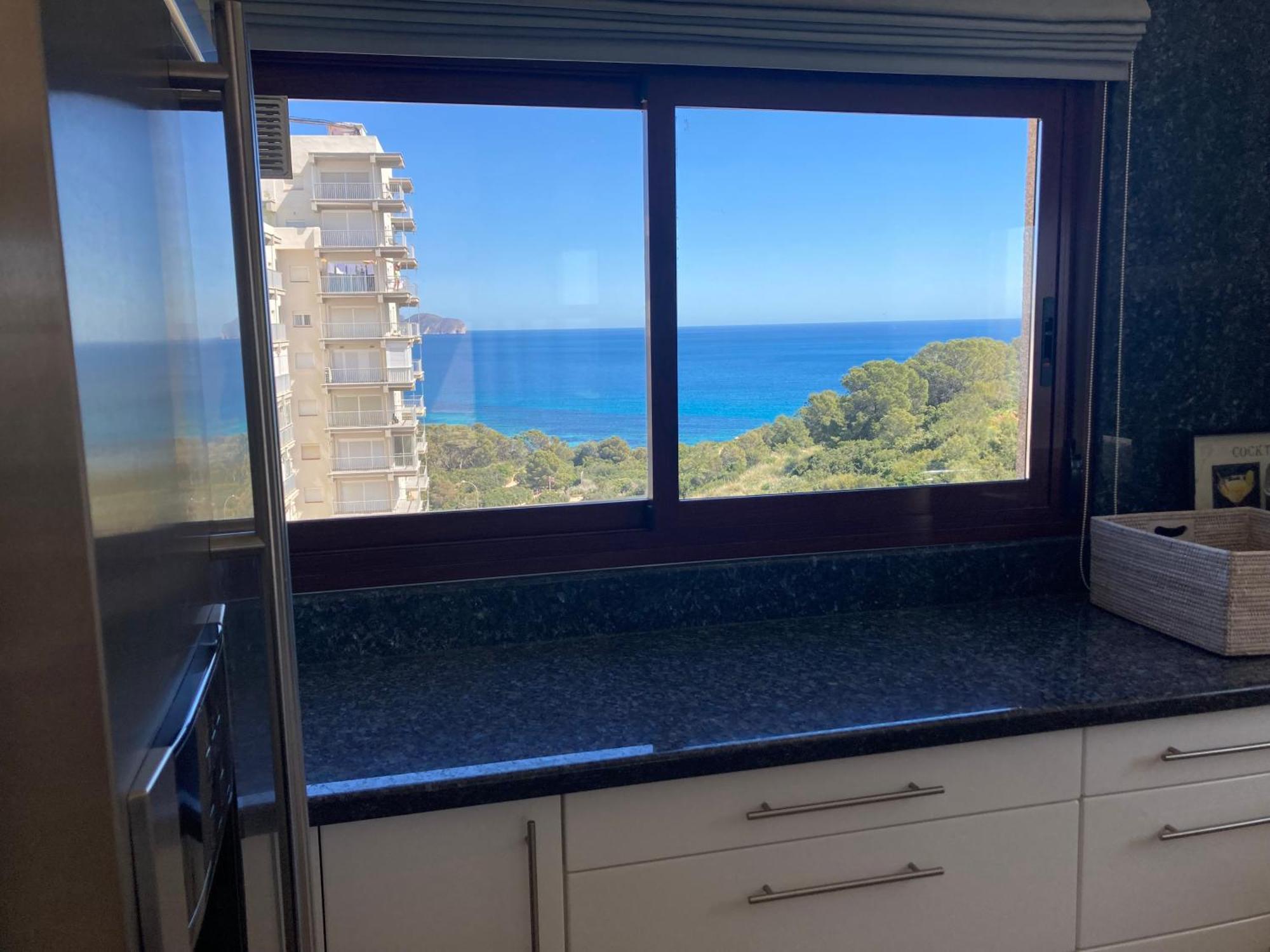 Atico Duplex Penthouse Rosa Marina Club Nautico Calpe Penon Sea View Appartement Buitenkant foto